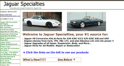 Desktop Screenshot of jaguarspecialties.com